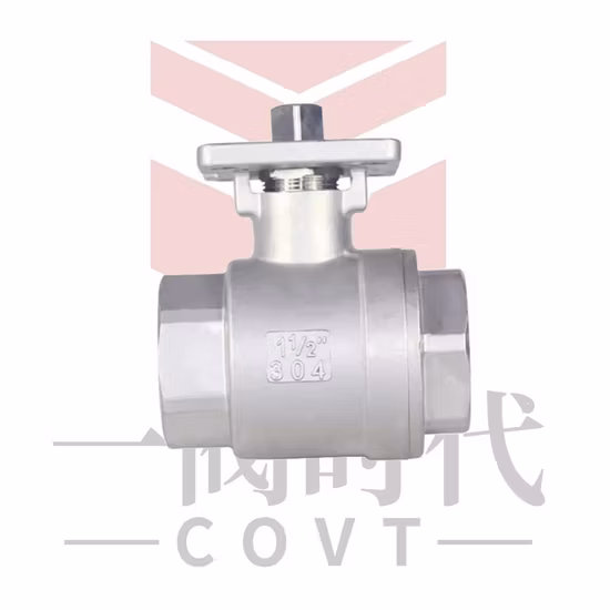 Dico CE ANSI 150-300 фунтов Wcb/CF8/CF3m с монтажной площадкой для символа, двухкомпонентный плавающий шаровой кран с фланцем